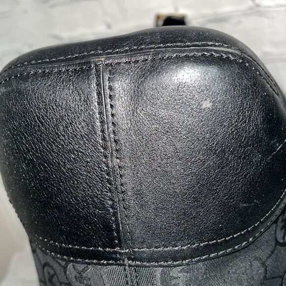 Michael Kors Black Signature Canvas and Leather Millbrook Hobo - Picture 8 of 14